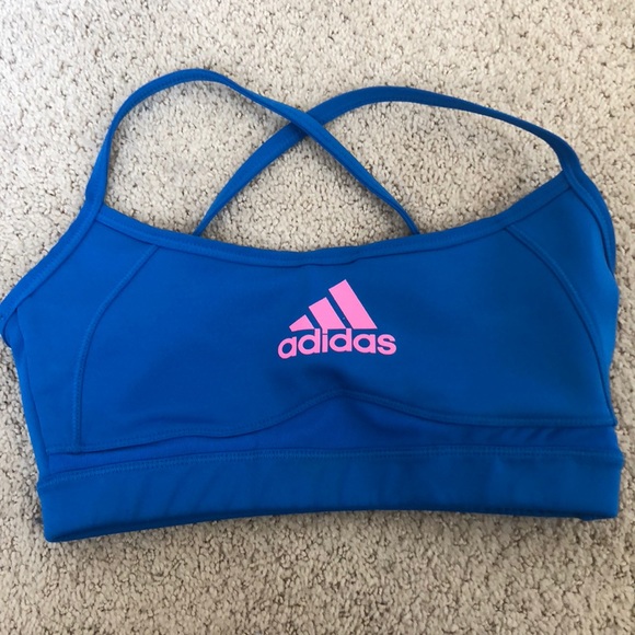 adidas Other - CLIMACOOL Adidas Blue Sports Bra XS